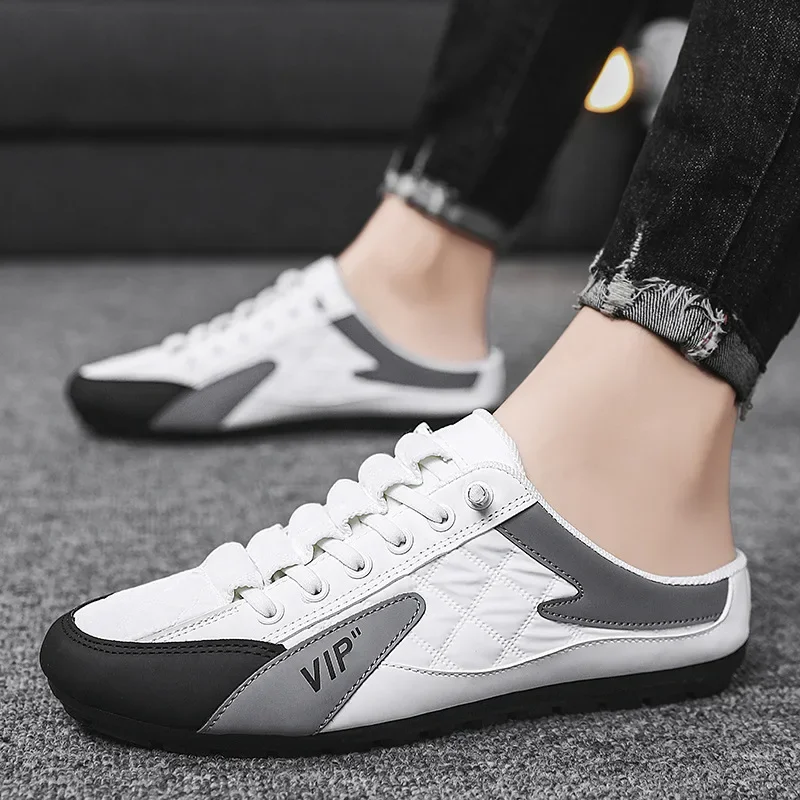 Men'S Shoes For Tennis - 2025, Herrenschuhe, atmungsaktiv, halbe Hausschuhe, niedrige
