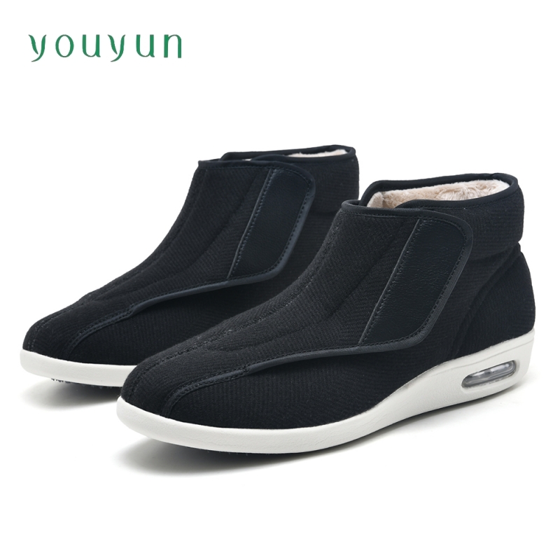 Men'S Shoes Diabetic - Winter-High-Top-Walking, lässige ältere Schuhe, superbreite Diabetes-Schuhe