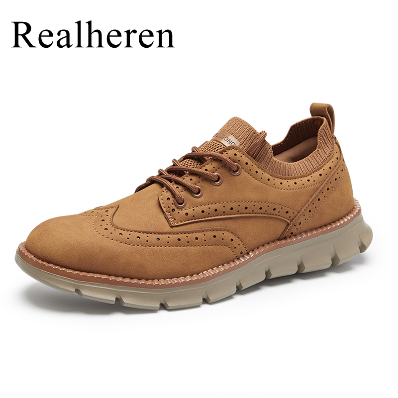 Men'S Shoes Clearance Sale - Frühling Herbst Herren Brogues Leder Freizeitschuhe