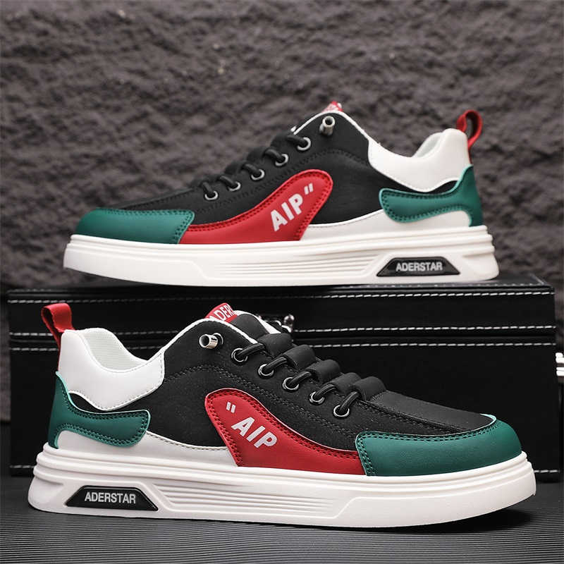 Men'S Shoes For Tennis - Erhöht die Höhe mit Schnürung, Outdoor-Turnschuhe,