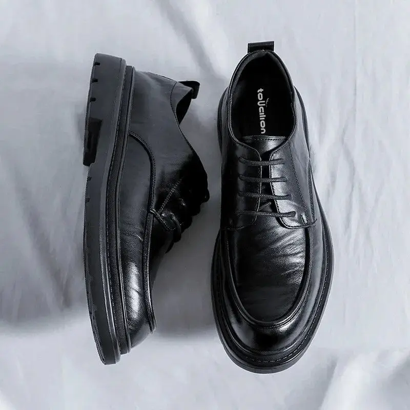 Men'S Shoes Clearance Sale - Herren-Lederschuhe zum Schnüren mit runder Spitze,