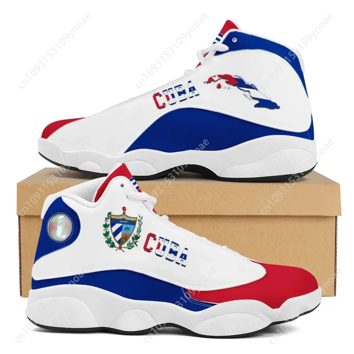 Men'S Shoes For Tennis - CUBA Flagge Drucken Coole Männer Basketball