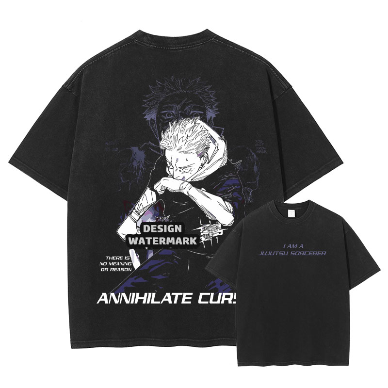 Men'S Shoes Xl - Anime JJK Gojo Saturo T-Shirts J-Jujutsu