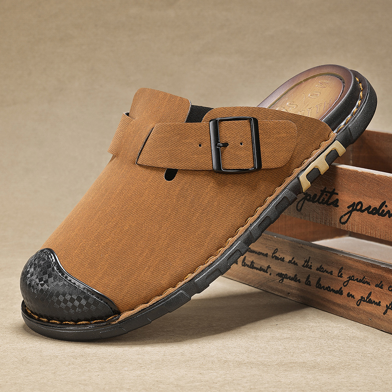 Men Shoes Size 46 - Mann Schuhe Sandalen Sommer Pu Leder
