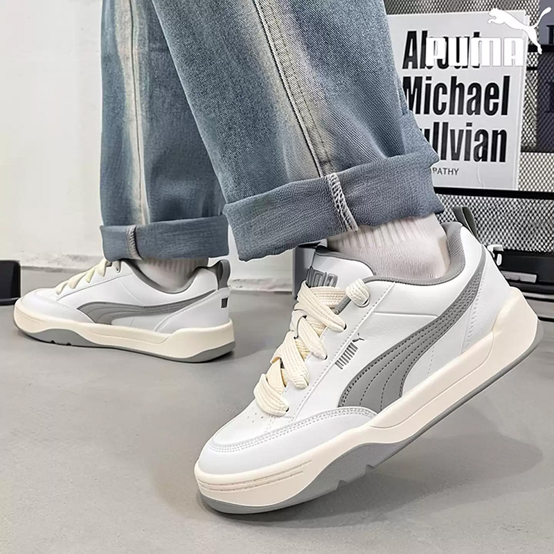 PUMA Weiß-Graue Leder Chunky S – Men Shoes Puma Bewertung und Preis