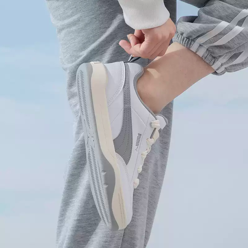 PUMA Weiß-Graue Leder Chunky S – Men Shoes Puma Bewertung und Preis
