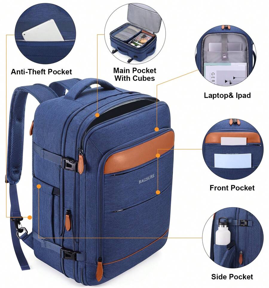 5-teiliger Reiserucksack, Hand – Men'S Shoes Water Resistant Bewertung und Preis