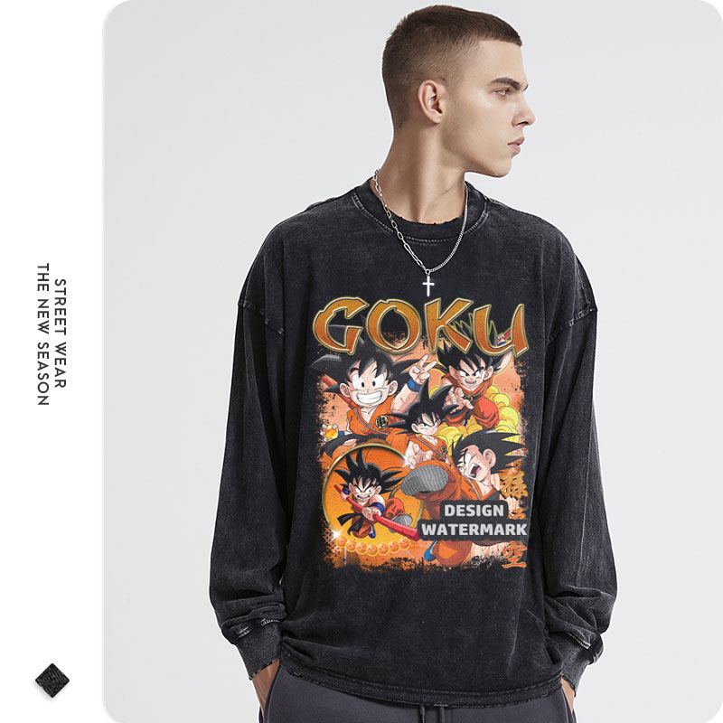 Anime Dragon B-Ball Langarm-T- – Men'S Shoes Xl Bewertung und Preis
