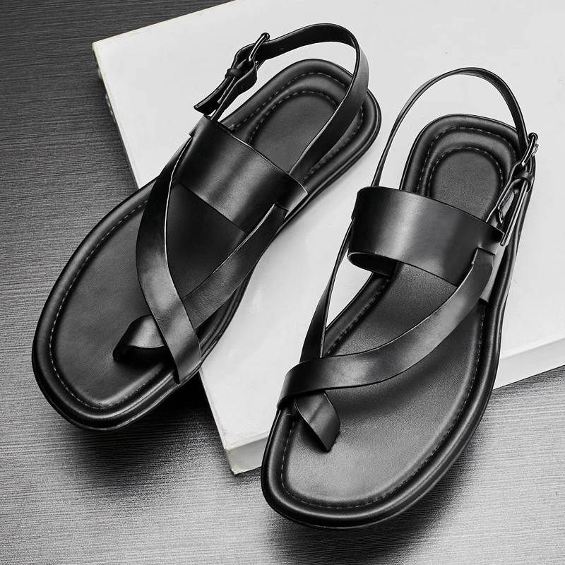 Echtes Leder Herren-Sandalen L – Men'S Shoes Size 43 In Us Bewertung und Preis