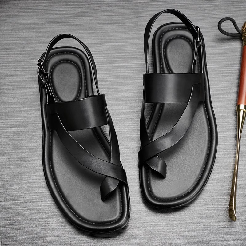 Echtes Leder Herren-Sandalen L – Men'S Shoes Size 43 In Us Bewertung und Preis