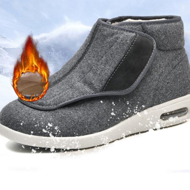 Winter-Samt-Orthopädieschuhe f – Men'S Shoes Diabetic Bewertung und Preis