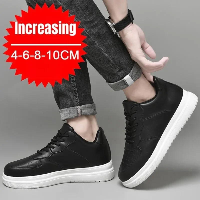 Neue Winter-Höhenverlängerungs – Men Shoes Size 46 Bewertung und Preis