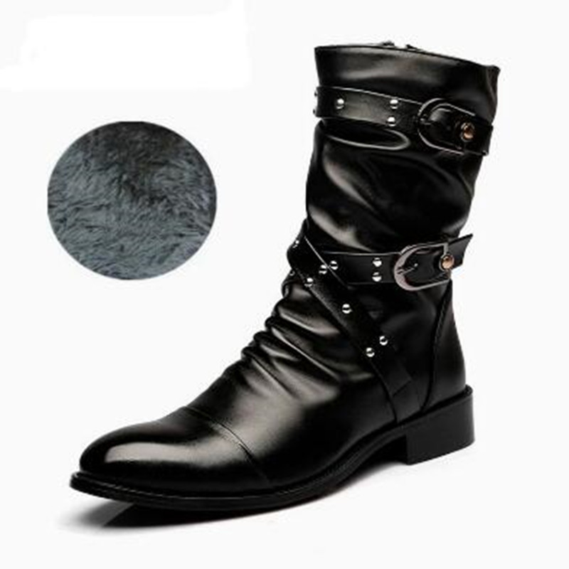 Modische Herren-Lederstiefel H – Men Shoes Size 46 Bewertung und Preis