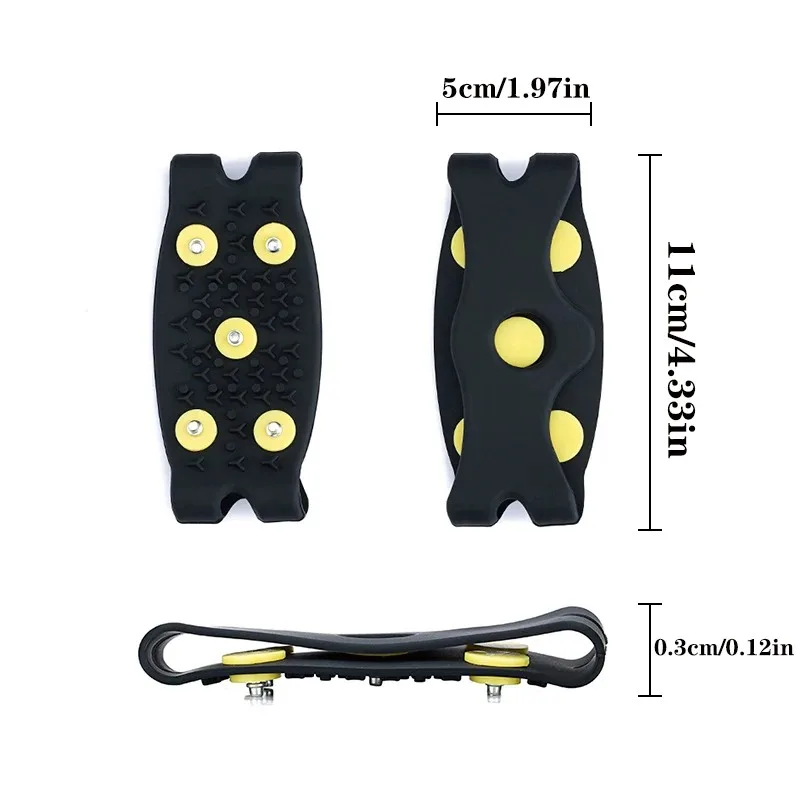 5/1 Paar 5 Stud Anti Slip Ice  – Men'S Shoes Grip Bewertung und Preis